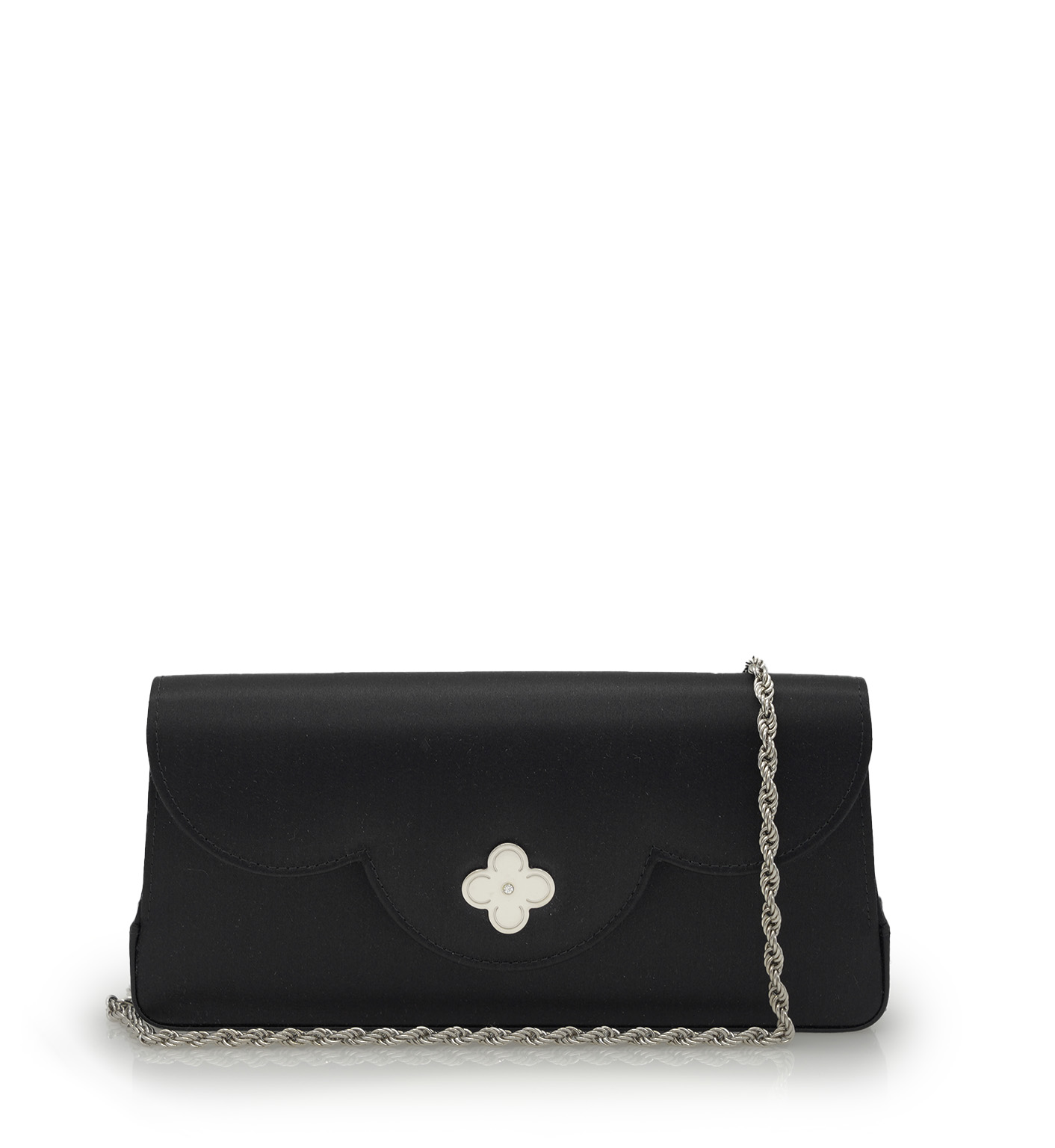 Cardinal Milano Time 21 Black silk clutch – Time 21 Black silk clutch - Image 3