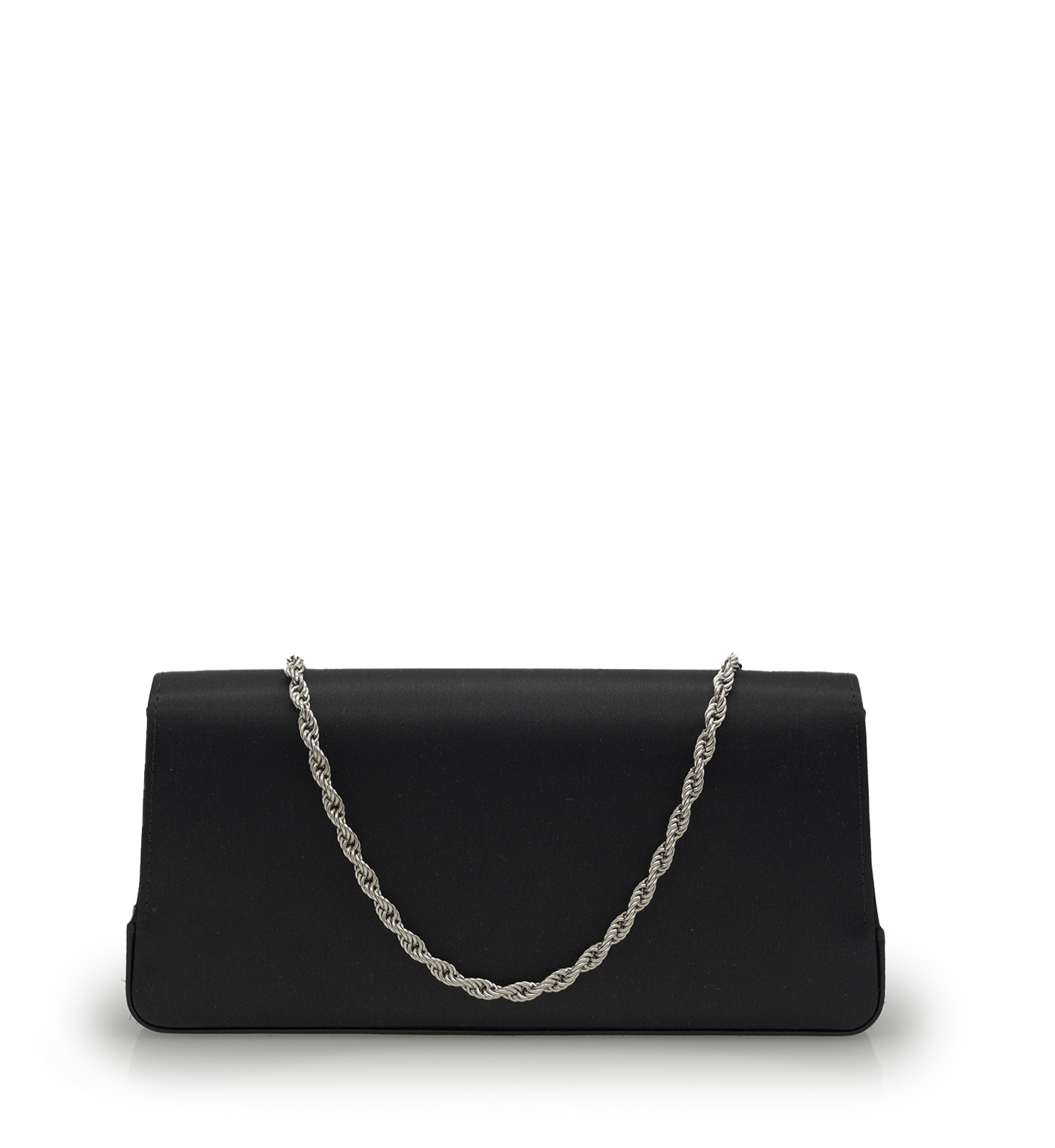Cardinal Milano Time 21 Black silk clutch – Time 21 Black silk clutch - Image 5
