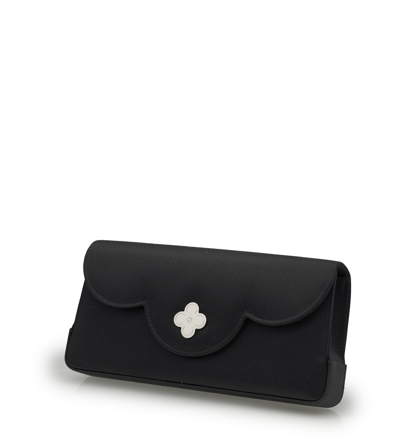 Cardinal Milano Time 21 Black silk clutch – Time 21 Black silk clutch - Image 2