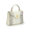 First Lady small lizard embossed leather handbag – by Cardinal Milano – luxury italian design