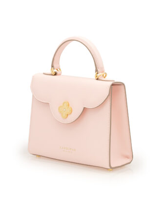 Alternative view of First Lady small pink plain leather handbag