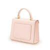 First Lady small pink plain leather handbag – by Cardinal Milano – luxury italian design