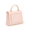 First Lady small pink plain leather handbag – by Cardinal Milano – luxury italian design