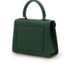 First Lady Green textured leather handbag – by Cardinal Milano – luxury italian design