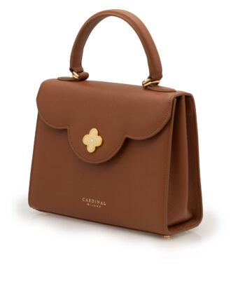 Alternative view of First Lady Brown textured leather bag