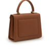 First Lady Brown textured leather bag – by Cardinal Milano – luxury italian design