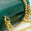 First Date Emerald Green alligator leather bag – by Cardinal Milano – luxury italian design