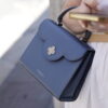 Cardinal Milano First Lady Blue Jeans Textured Calf Leather Handbag – First Lady Blue Jeans Textured Calf Leather Handbag - الصورة 7