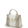 Cardinal Milano First Lady Beige Lizard-Embossed Calf Leather Handbag – First Lady Beige Lizard-Embossed Calf Leather Handbag - الصورة 2