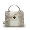 Cardinal Milano First Lady Beige Lizard-Embossed Calf Leather Handbag – First Lady Beige Lizard-Embossed Calf Leather Handbag - الصورة 3
