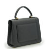 ⁦First Lady Black Textured Calf Leather Handbag⁩ - الصورة ⁦3⁩
