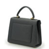 ⁦First Lady Black Textured Calf Leather Handbag⁩ - الصورة ⁦5⁩