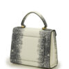 First Lady Grey Lizard-Embossed Calf Leather Handbag - immagine 3