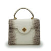 First Lady Himalaya Crocodile-Embossed Calf Leather Handbag