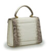 First Lady Himalaya Crocodile-Embossed Calf Leather Handbag - Image 3